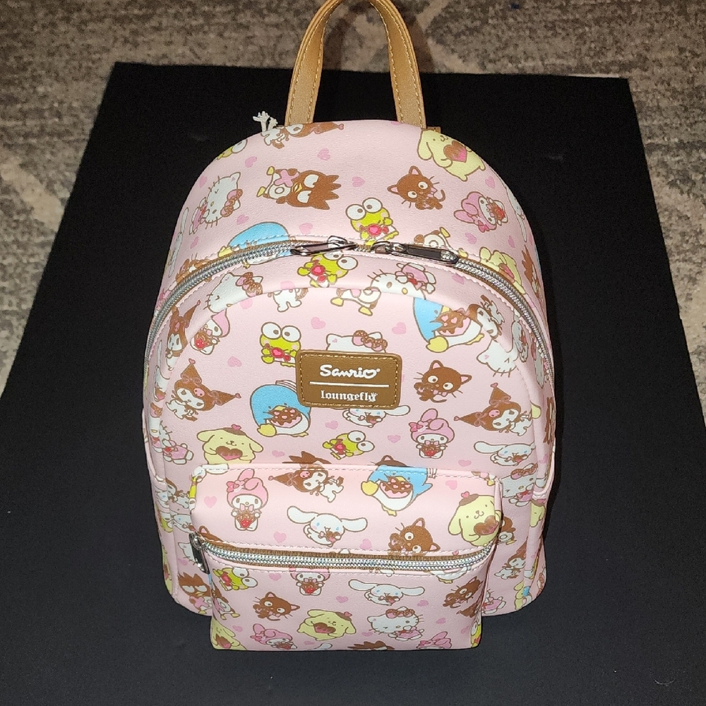 Loungefly Hello Kitty And Friends Sanrio Pink Backpack. NWT - Picture 9 of 9